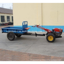 High Quality 7CB-0.5 0.5ton Mini Garden Trailer for 8-12HP Hand Tractor